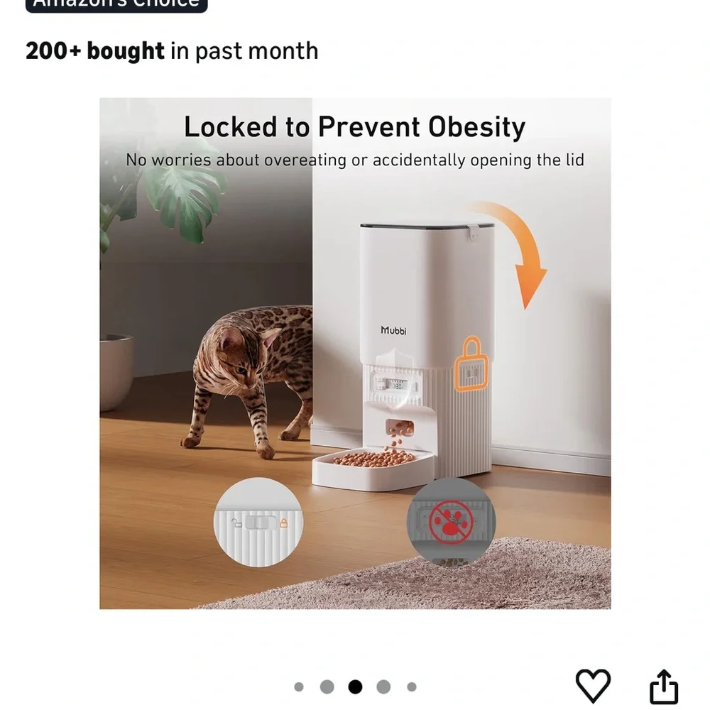 Brand new 7L automatic cat feeder